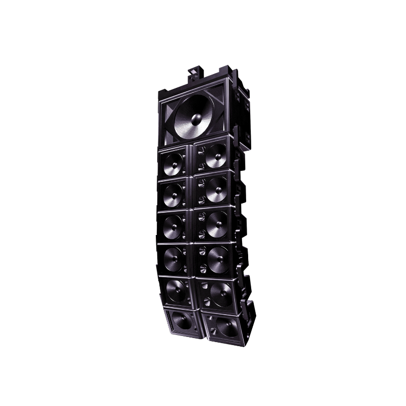 Line array audio full frequency x6 + subwoofer x1 (including hanging parts) (4pcs / group)